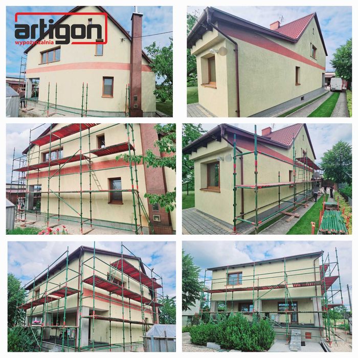 Rusztowanie wynajem rusztowań choinkowe klinowe elewacyjne Plettac