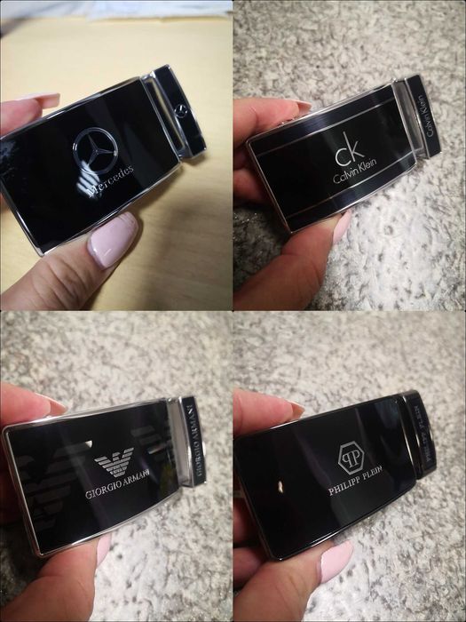Pasek męski Armani Calvin Klein Philipp Plein Mercedes nowe paski