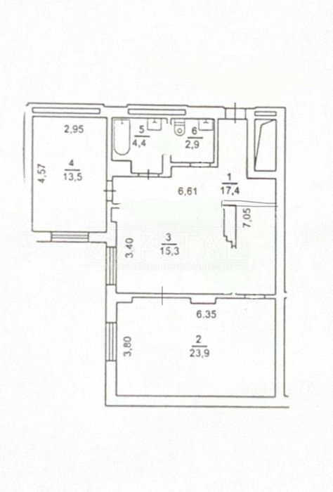 3-rooms apartment apartment by the address st. Ul Dmitrievskaya (area 77 m²) - Atlanta.ua - photo 16