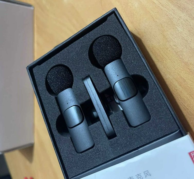 Набор микрофон петличка 2 в 1 для iPhone и Android (мікрофон)