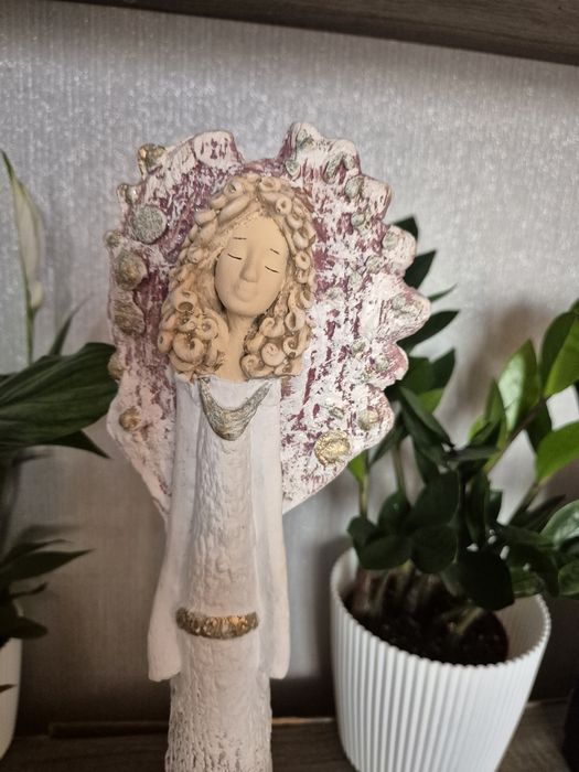 Anioł Figurka Prezent Rękodzieło Podziękowanie