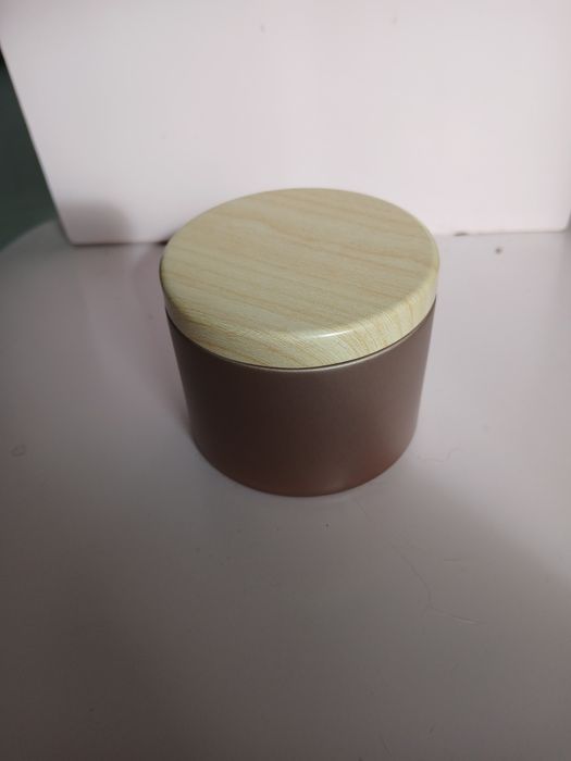 Vela artesanal laranja