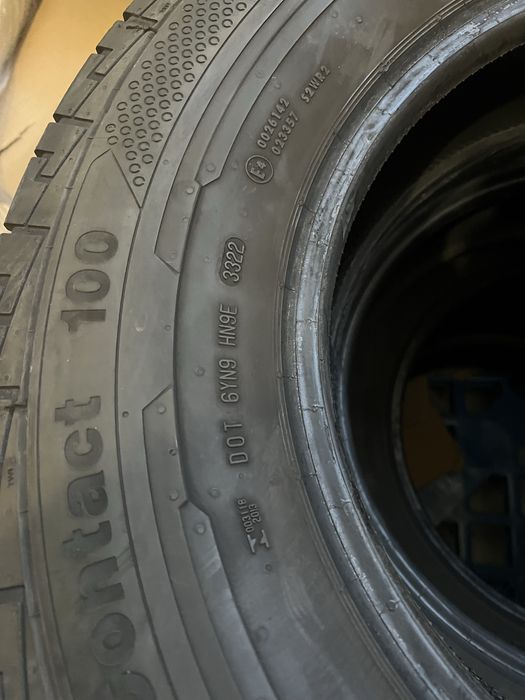 CONTINENTAL ContiVanContact 100 225/75R16C 118/116R