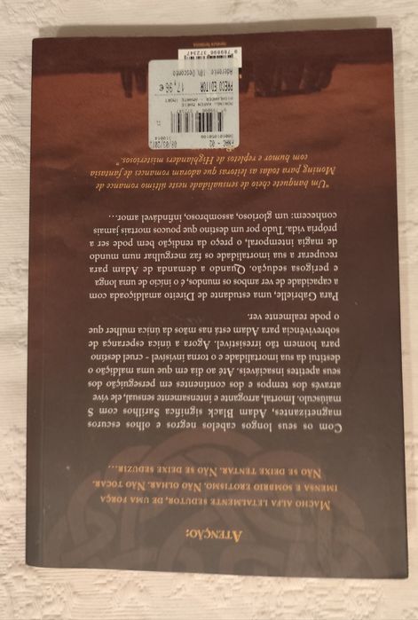 Romance " Amante Imortal" da escritora Karen Marie Moning