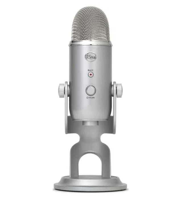 Mikrofon Blue Yeti Silver USB srebrny NOWY GWARANCJA *PRZESYŁKA OLX*
