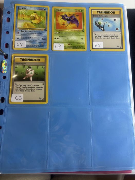 Cartas Pokemon Fossil PT portugues ENG Ingles