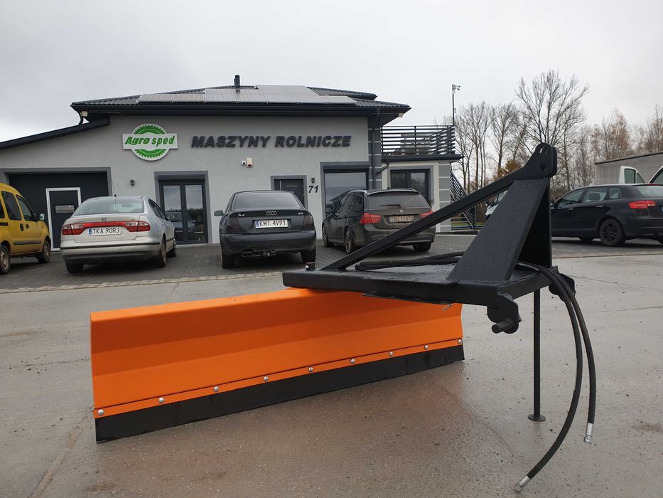 Pług do śniegu na tył-OBROTOWY 360 stopni do ciągnika spych