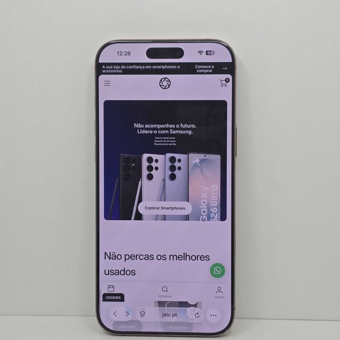 iPhone 16 Pro Max 256GB – Como Novo | Garantia | Financiamento