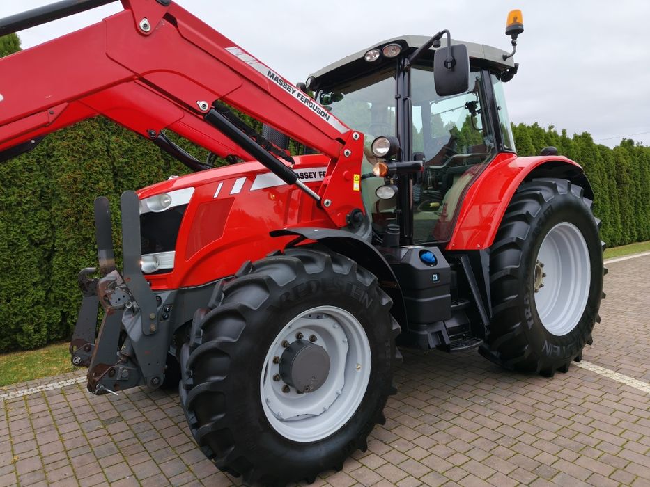 Massey Ferguson 6615 50km/h TUZ Wom miękka oś Ładowacz Pneumatyka Fulll opcja.