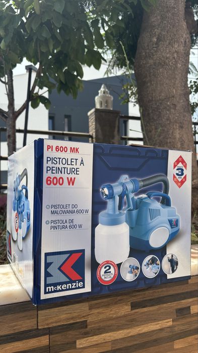 Pistola de Pintura Elétrica McKenzie 600W | Como Nova | Completa