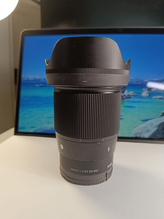 Sigma 16mm f 1.4 para Mount Sony E
