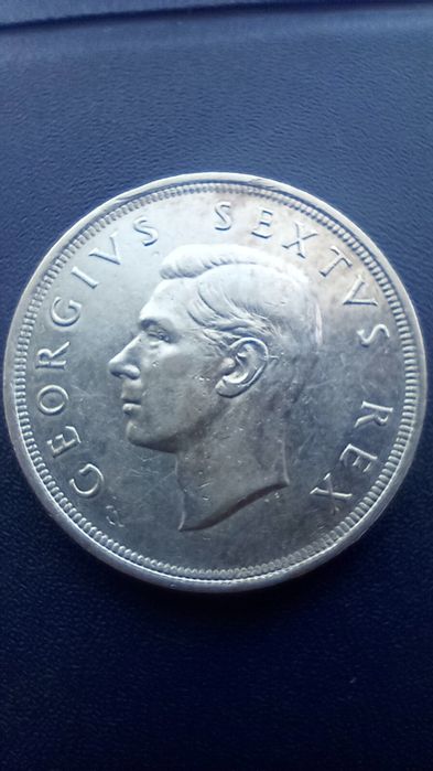 ЮАР 5 шилінгів 1952 рік. Срібло вагою 28.28грам.