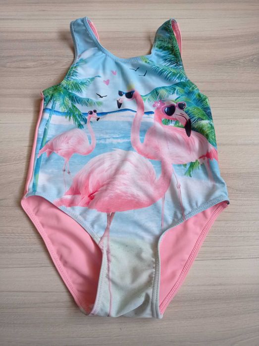 Strój kąpielowy dla dziewczynki, jednoczęściowy, 110-116, Pepco