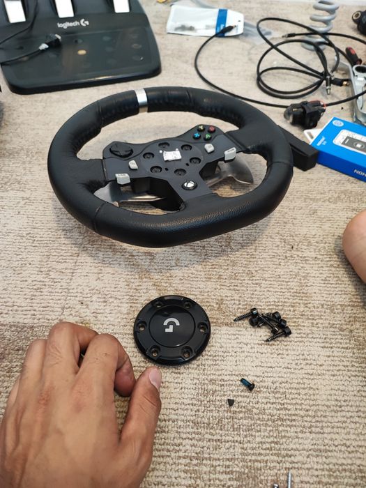 Volante em Pele Logitech G920 Xbox / PC (Apenas o aro)