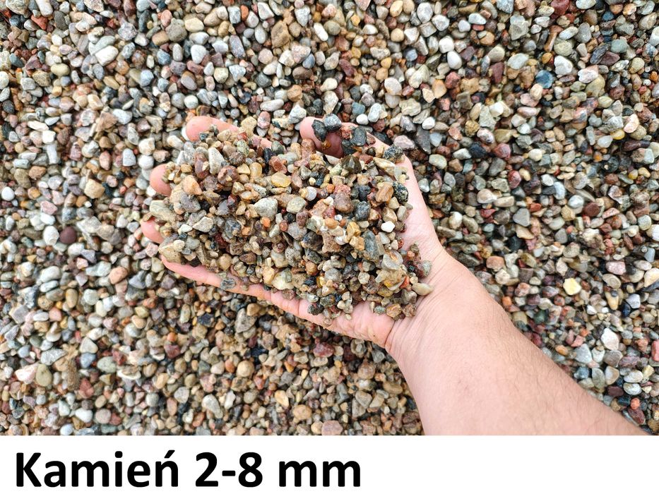 Kamień otoczak 2-8 mm, 8-16 mm, 16-32 mm, Żwir płukany drenażowy
