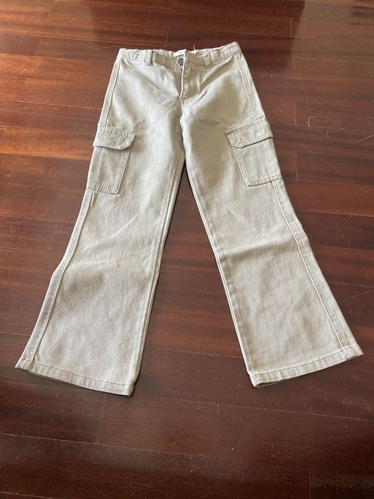 Calças de ganga verdes