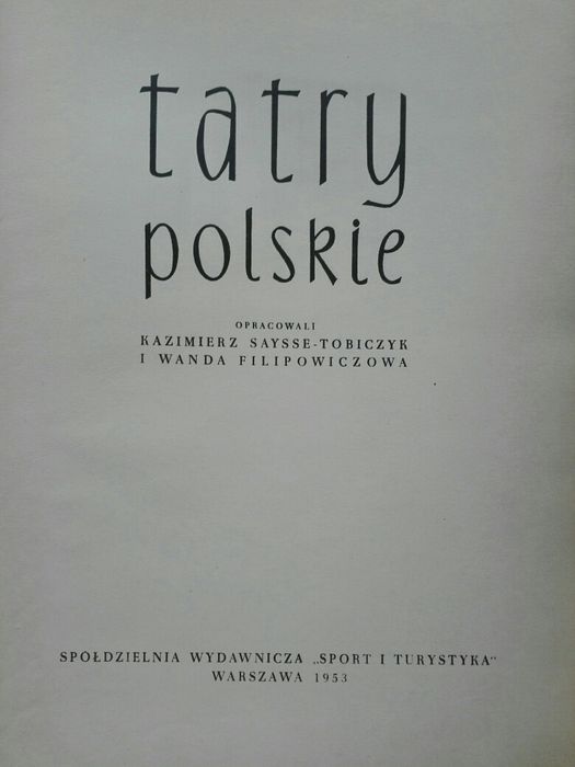 Tatry polskie-album
