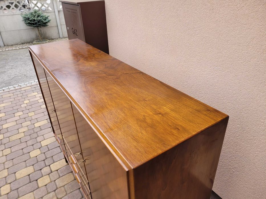 Mid Century Komoda Tekowa Dania Lata 50 Design