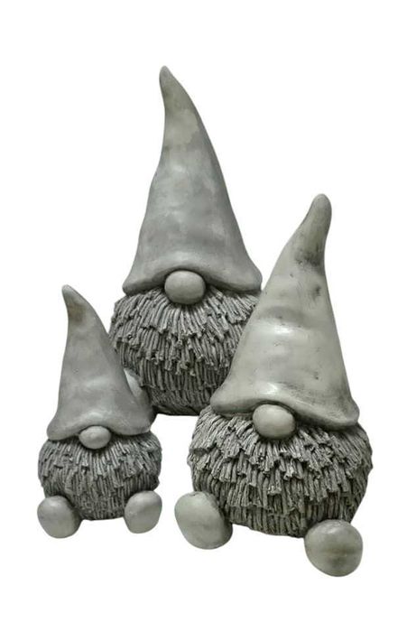ogród dekoracja ogrodowa  gnom skrzaty gipsowe krasnal brodacze dekor