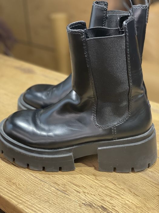 Sztyblety chunky chelsea boots 39