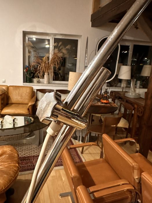 Lampa podlogowa łukowa space age. Włochy lata 70-te