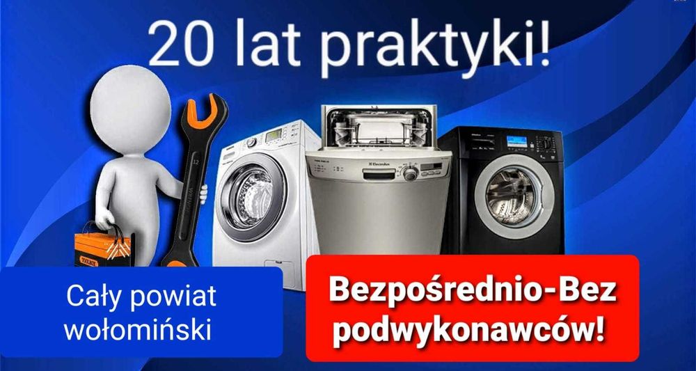 Na dziś lub jutro! Serwis, naprawa PRALEK I ZMYWAREK - dojazd do klienta!