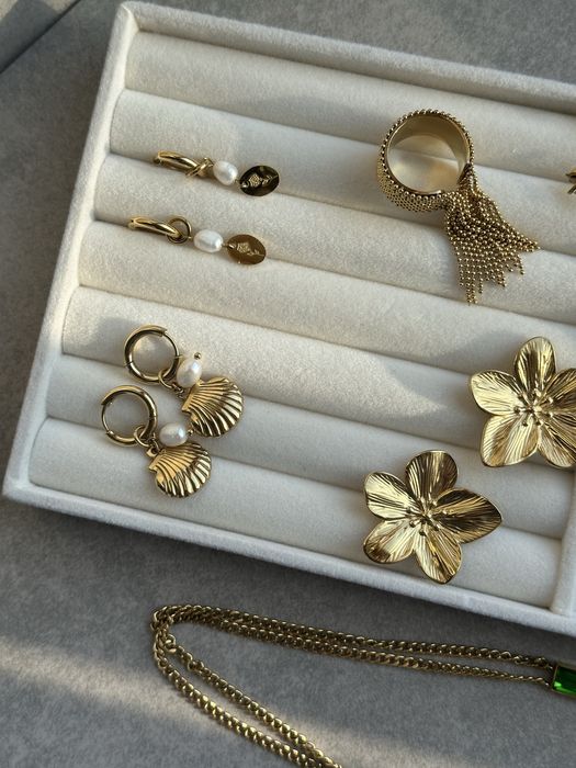 Біжутерія, сережки, підвіска, натуральні перлини