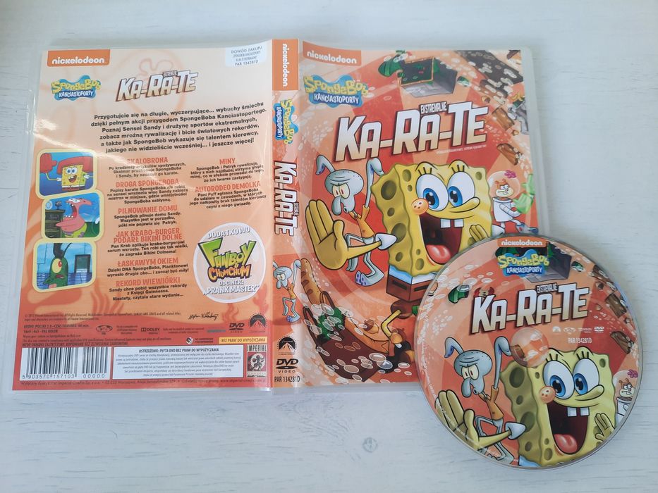 Zestaw 7 filmów Sponge Bob Kanciastoporty DVD