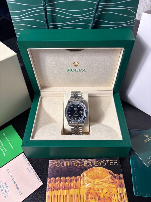 Часы Rolex Date Just Black