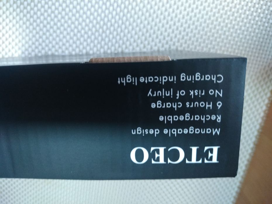 Машинка для стрижки ETCEO Pro. Безпровідна, акумулятор. 3-6-9-12мм.