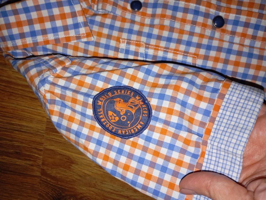 Koszula chłopięca w kratę roz.5-6 lat