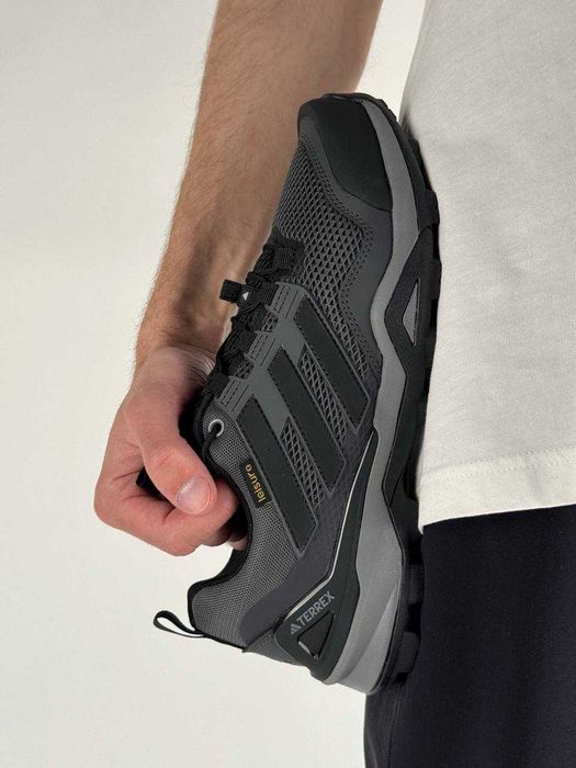 !SALE! Літні кросівки Adidas Terrex Skychaser Dark Grey Black Premium 41 42 43 44 45 сітка