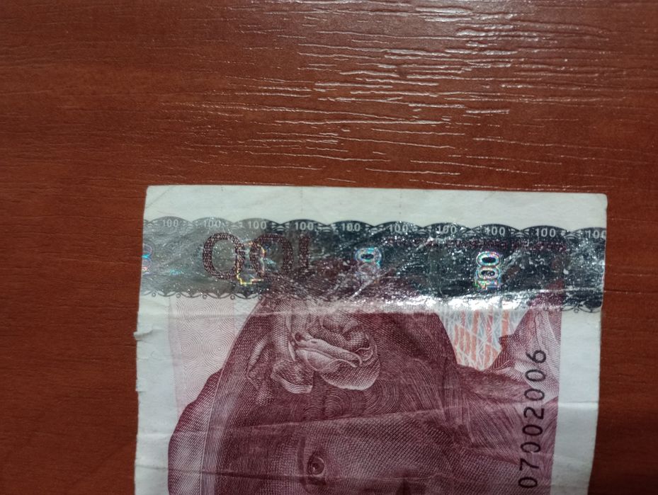 100 старих Норвежських крон.