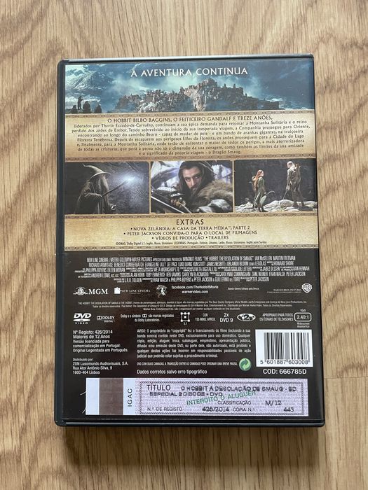2 DVD Edição Especial - HOBBIT