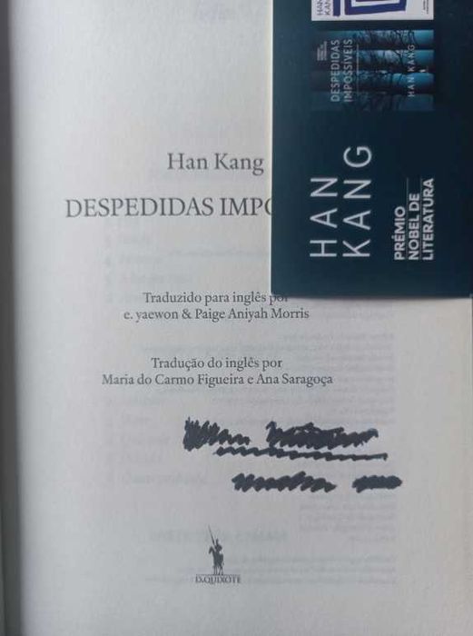 Despedidas Impossíveis - Han Kang