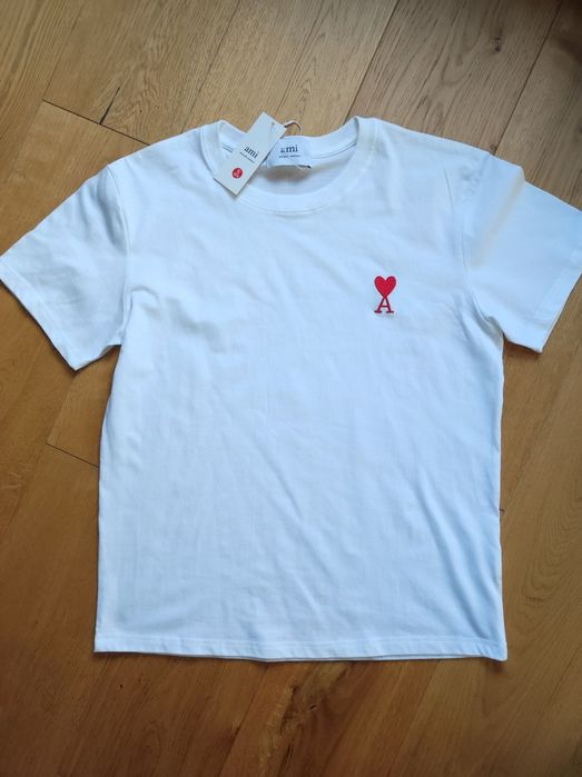 Koszulka t shirt, Ami, biała rozmiar s
