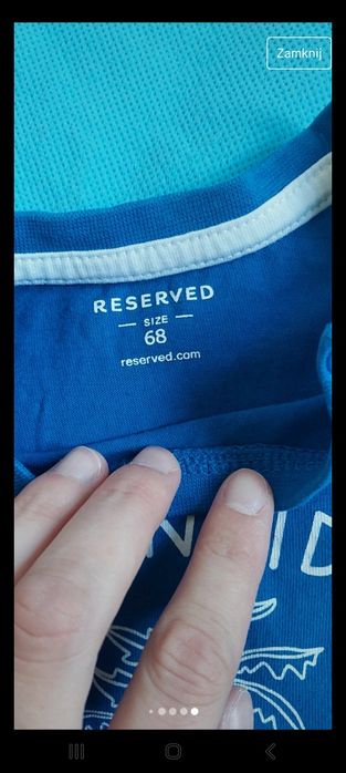 T-shirt rozmiar 68
