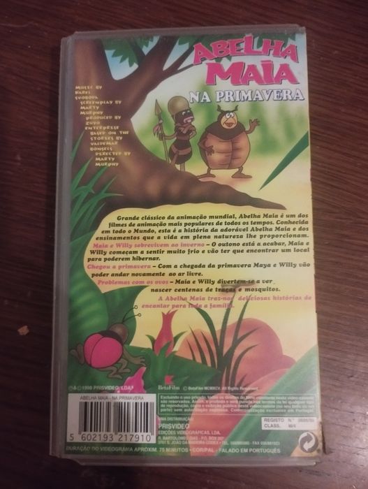 VHS abelha maia - na primavera