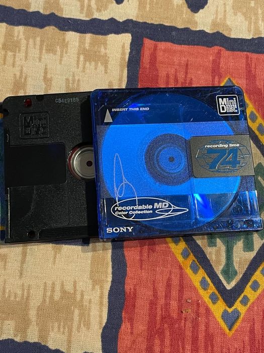 sony mini disc mzr50 + 2 dyski
