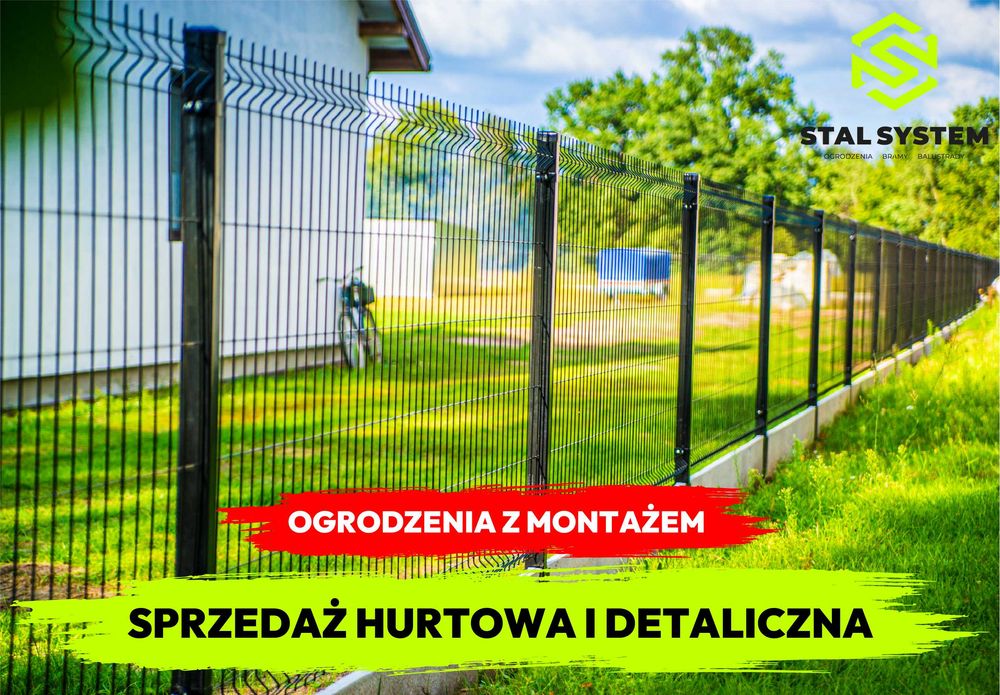 Ogrodzenia Panelowe 3D - Sprzedaż DETAL & HURT - MONTAŻ TRANSPORT