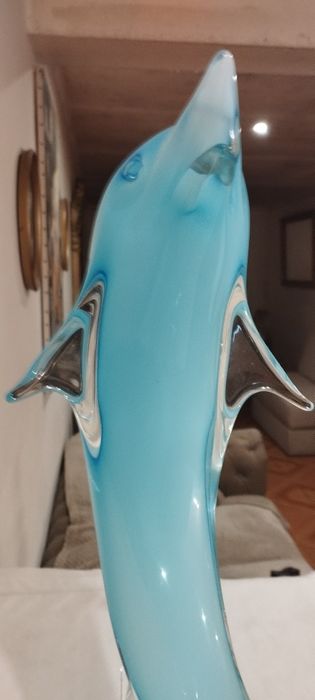 Golfinho em cristal Murano