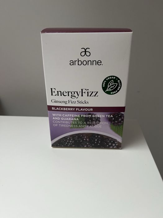 EnergyFizzy o smaku jeżynowym arbonne.