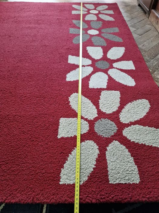 Tapete Floral Vermelho 167cm×118cm