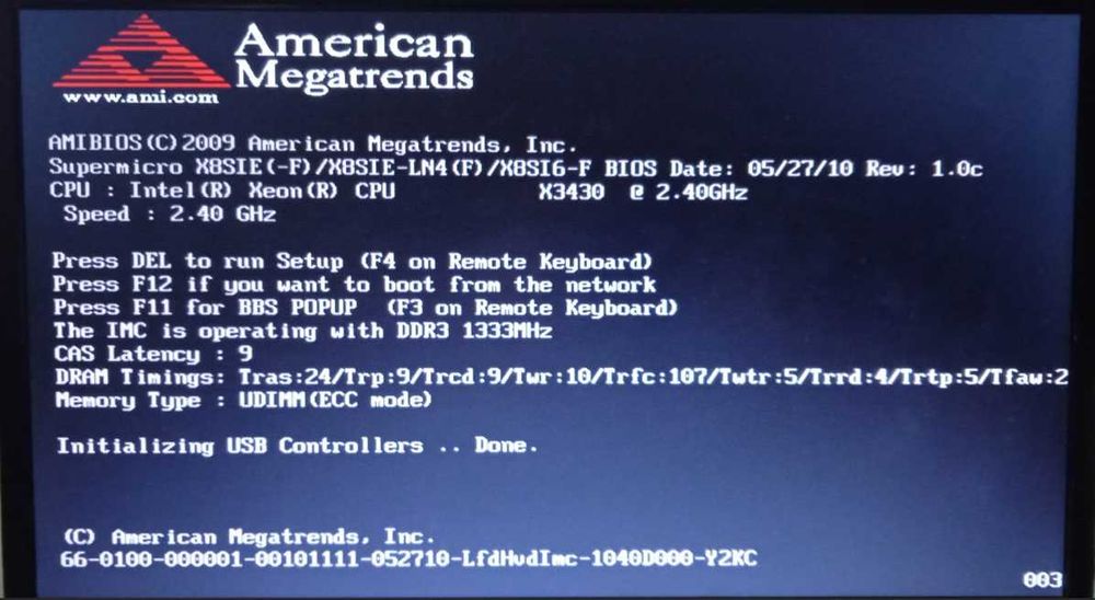 Сервер Supermicro X8SI6-F.
