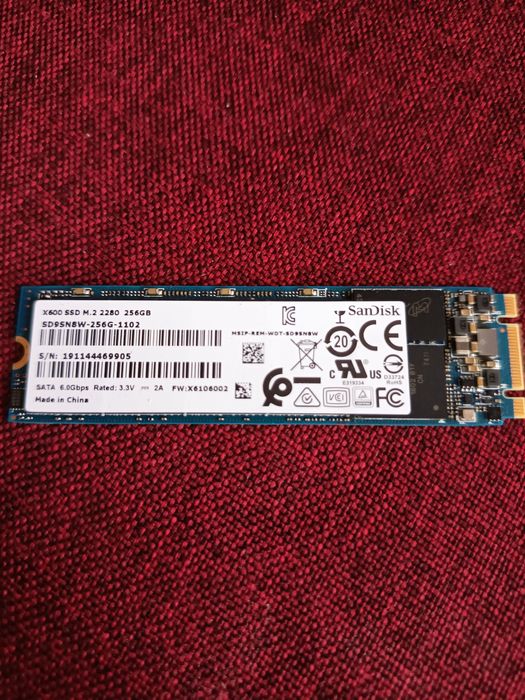 Vendo disco SD 256 gb
