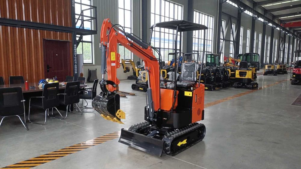 Mini Giratória 1000kg 1 TON motor Diesel KOOP