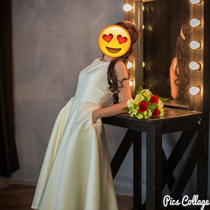 Продам свадебное,вечернее платье