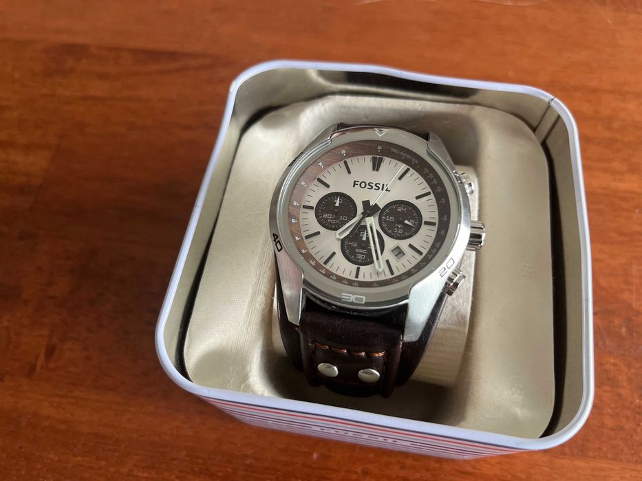 Relógio Fossil Coachman Chronograph (Cabedal)
