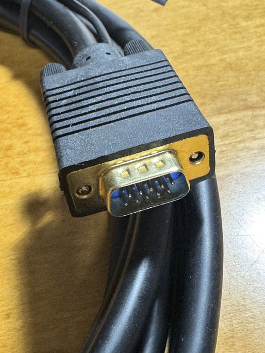 Cabo VGA com jack audio 5 m