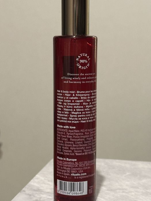 Rituals The Ritual of Ayurveda, спрей для тіла та волосся
